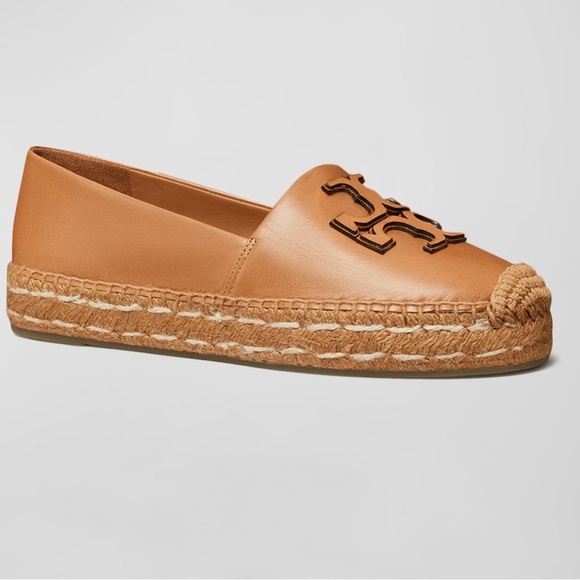 Tory Burch Ines leather logo espadrille loafers - Picture 2 of 4
